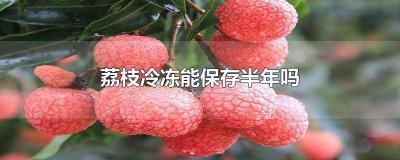 ​荔枝冷冻能保存半年吗有毒吗 荔枝冷冻能保存多久