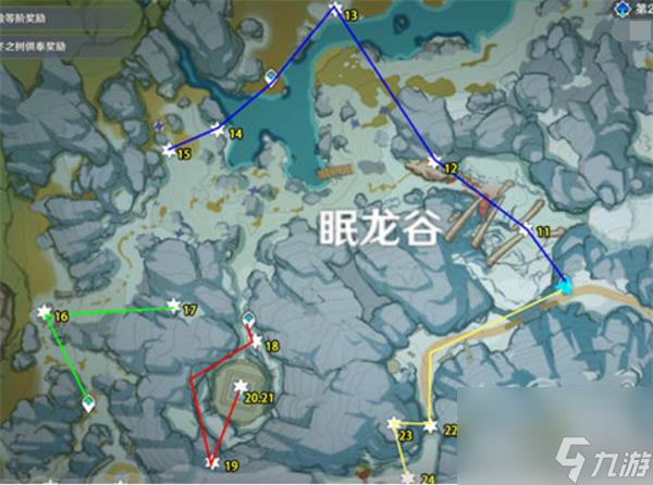 绯红玉髓收集路线